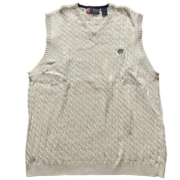 Chaps Y2K inspired Pullover Knitted Vest - 2090349 - Picture 1 of 2